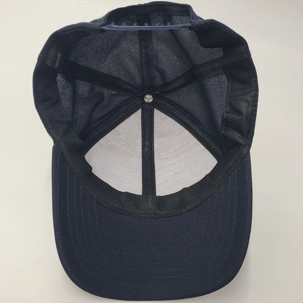 Vintage USS Franklin D Roosevelt Hat Snapback (Fits Small) Blue CV-42 US Navy